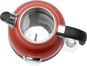 Fierbator RETRO Zilan ZLN7033 Rosu, Capacitate 1.7 Litri, Putere 2200W, Rotire 360