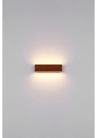 Aplica LED cu iluminat ambiental sus/jos SIEGFRIED Aplica LED cu iluminat ambiental sus/jos SIEGFRIED aspect lemn 12W