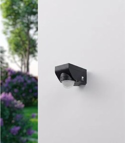 Eglo 97467 - Senzor exterior de mișcare și de crepuscul DETECT ME 4 12 m negru IP44