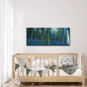 Tablou - Pădure albastră (120x50 cm)