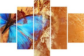 Tablou - Fluture albastru (150x105 cm)