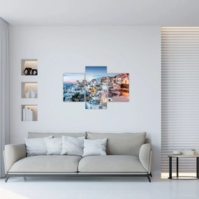 Tablou - Amurg în Santorini (90x60 cm)