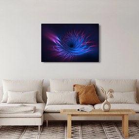 Tablou - abstaracție cu floare (90x60 cm)