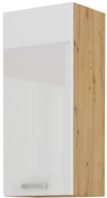 Dulap superior de bucătărie Arryn 40 G-90 1F (stejar artisan + alb lucios). 1024695