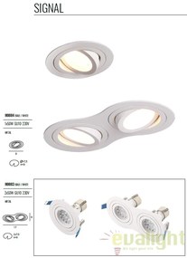 Spot directionabil, incastrabil Signal II H0083 MX