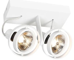 Spotlight modern alb cu 2 lumini - Master 70