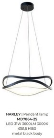 Lustra suspendata LED design modern HARLEY