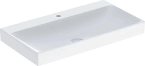 Lavoar pe mobilier Geberit One 90 cm alb lucios KeraTect cu orificiu baterie