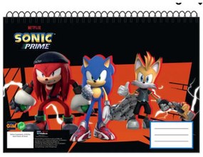 Sonic Ariciul Get Me A/4 Caiet de schițe spirală, 30 pagini