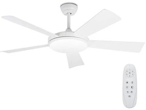 Ventilator LED de tavan FARO 33803 SAONA LED/24W/230V alb d. 132 cm + telecomandă