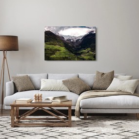Tablou - Valea la poalele munților (90x60 cm)