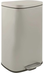 Coș de gunoi cu pedală soft-close Spirella Akira 30 l, gri-maro mat, 30 l