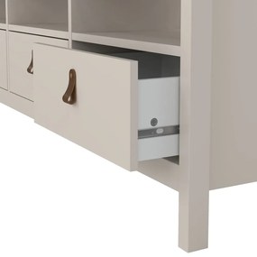 Comodă TV grej 151x54x38 cm Madrid – Tvilum