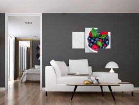 Tablou - bol cu fructe de pădure (90x60 cm)