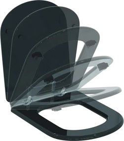 Capac WC Ideal Standard Atelier Calla softclose negru lucios