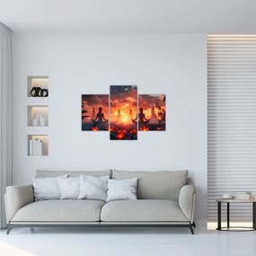 Tablou - Yoga în natură (90x60 cm)