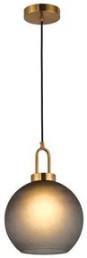 Pendul design modern Inor gri, alama antic 25cm