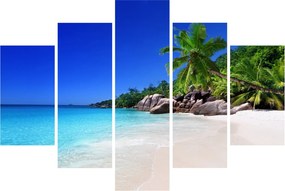 Tablou cu plaja pe insula Praslin (150x105 cm)