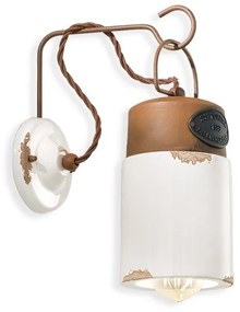 Aplica de perete design retro realizat manual din ceramica INDUSTRIAL
