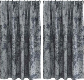 vidaXL Cortine din catifea 2 pcs Gri argintie 140 x 140 cm Catifea