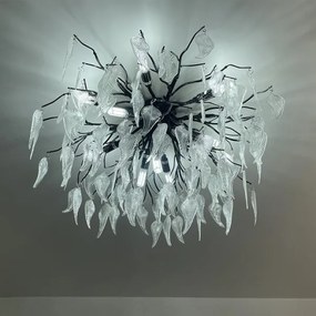 Lustră de cristal aplicată 10xG9/40W/230V negru