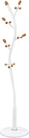 Cuier pom SADIK, alb, metal/plastic, 33x175 cm