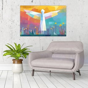 Tablou - Păzitorul florilor (90x60 cm)