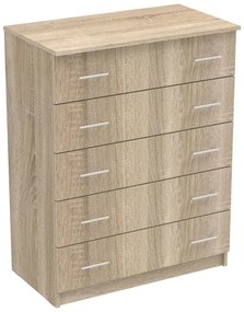 Dulap cu sertare Kofre Pako World Sonoma 80x45x104 cm