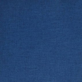 Scaune de masa, 2 buc., albastru, material textil 2, Albastru, tesatura