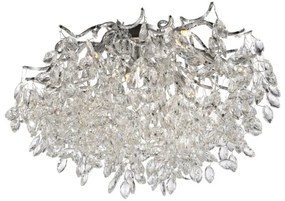 Lustra aplicata design magnific, crom, diametru 60cm, RICICLE