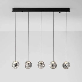 Lustra cu 5 pendule LED design modern IFOS