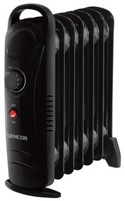 Sencor - Radiator cu ulei, 7 secțiuni, 700W/230V, negru