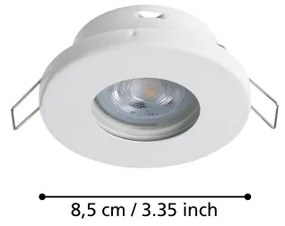 SET 3x corp de iluminat LED pentru baie Eglo 901759 FAVAZZINA 1xGU10/4W/230V IP44 alb