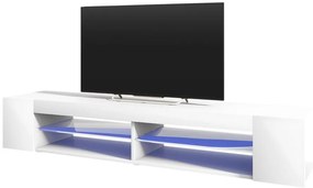 Masă TV Monty 180 (cu iluminat) (alb). 1098623