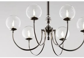 Lustră pe lanț Jupiter 2022 BRILLANTE 6xG9/10W/230V crom lucios