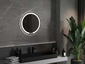 Mexen Rose oglindă de baie iluminată, rotundă 60 cm, LED 6000K, antiaburire - 9810-060-060-611-00