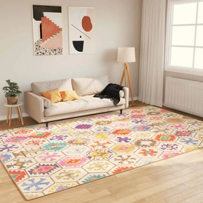 vidaXL Covor lavabil, multicolor, 190x300 cm, anti-alunecare
