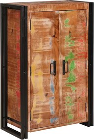 vidaXL Highboard cu Uși Maro Lemn masiv recuperat și metal