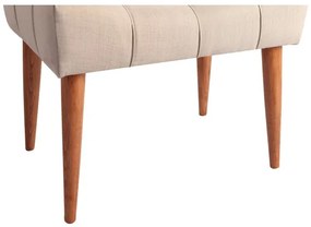 Taburet LUMI 40 x 58 cm, crem