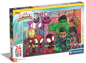 Omul Păianjen Spidey Friends Puzzle maxi 24 de piese Clementoni