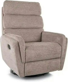 Fotoliu recliner ARGOS, stofa clasica bej inchis - Raven 30, 78x84/162