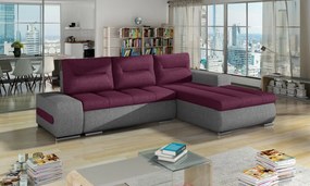 Coltar extensibil cu spatiu pentru depozitare, 275x180x88 cm, Ottavio R01, Eltap (Culoare: Bej Pepit / Bej deschis)