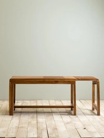 Banca extensibila, din lemn de acacia, Extendable
