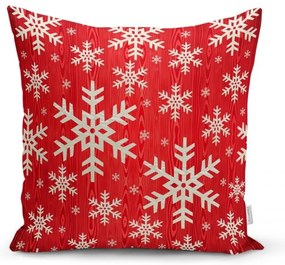 Set 4 fețe de pernă și un napron de masă cu model de Crăciun Minimalist Cushion Covers Joy