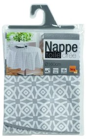 Față de masă lavabilă ø 160 cm Abaca – douceur d'intérieur