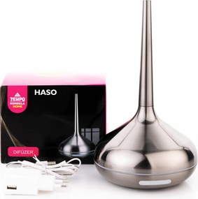 Difuzor aromaterapie, argintiu, HASO