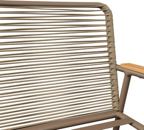 Set lounge de grădină pentru 4 persoane, Bej | Aosom Romania