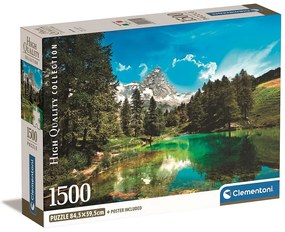 Orașe Blue Lake Puzzle Compact 1500 piese Noua Zeelandă Clementoni
