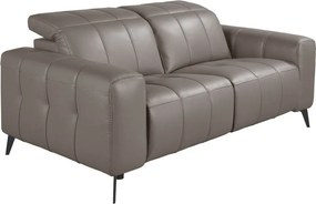 Canapea 2 locuri design italian, Functia Relax, Cowhide gri