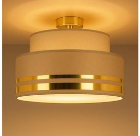 Plafonieră TAMI 1xE27/60W/230V maro/auriu